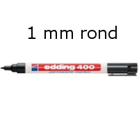 Edding 400 permanent markers 1 mm rond