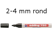 Edding 750 lakmarkers 2-4 mm rond