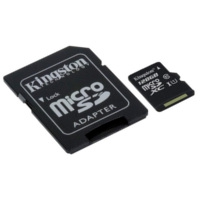 Micro SD/SDHC/SDXC geheugenkaarten (+ SD adapter)