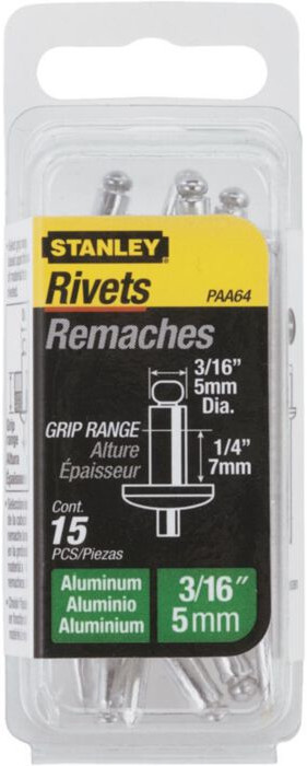 Stanley popnagels 5x7mm (15 stuks)