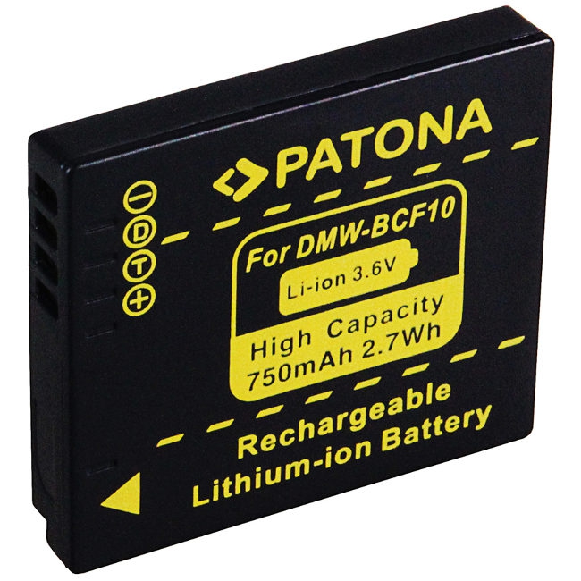 Panasonic DMW-BCF10 / DMW-BCF10E accu (Patona)