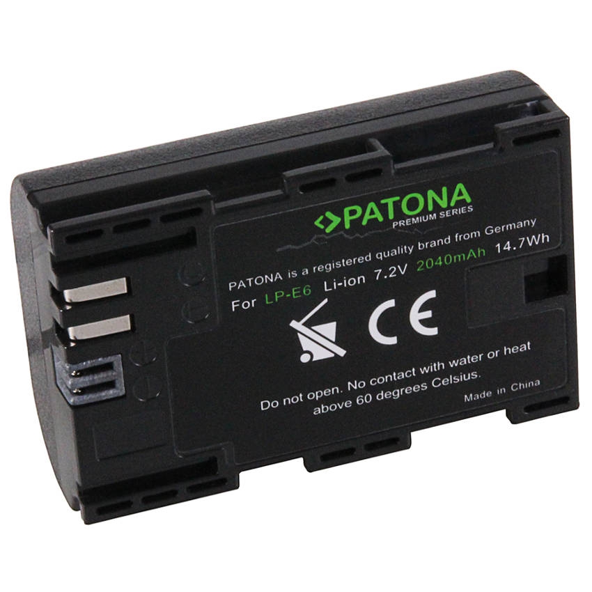 Canon LP-E6 premium accu (Patona)