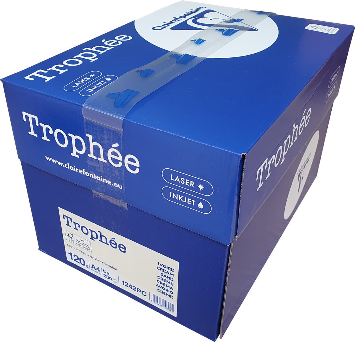 Doos crèmewit A4 papier 120 gram Clairefontaine Trophée