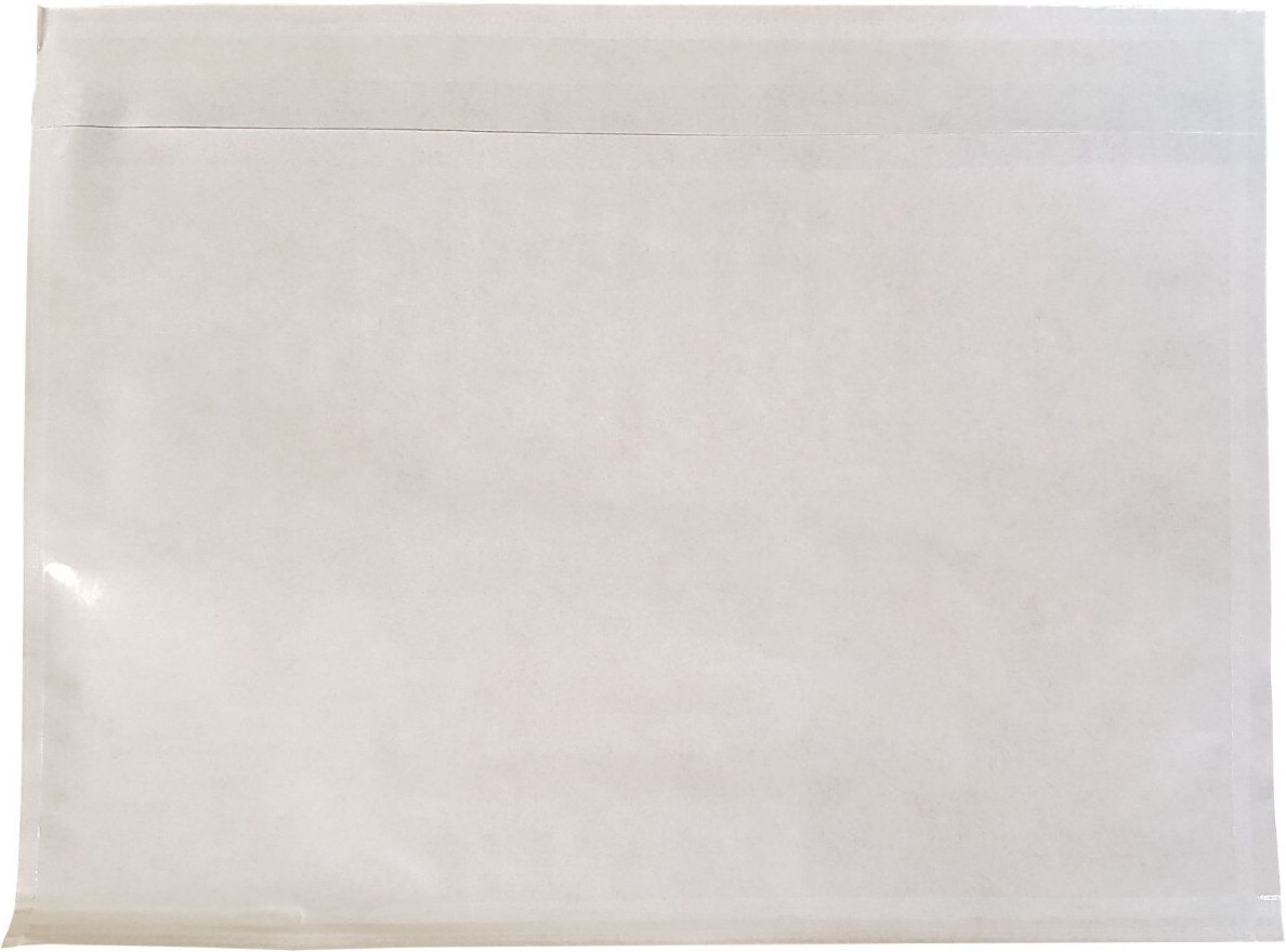 1000 Paklijstenveloppen A6 165x122mm transparant PP