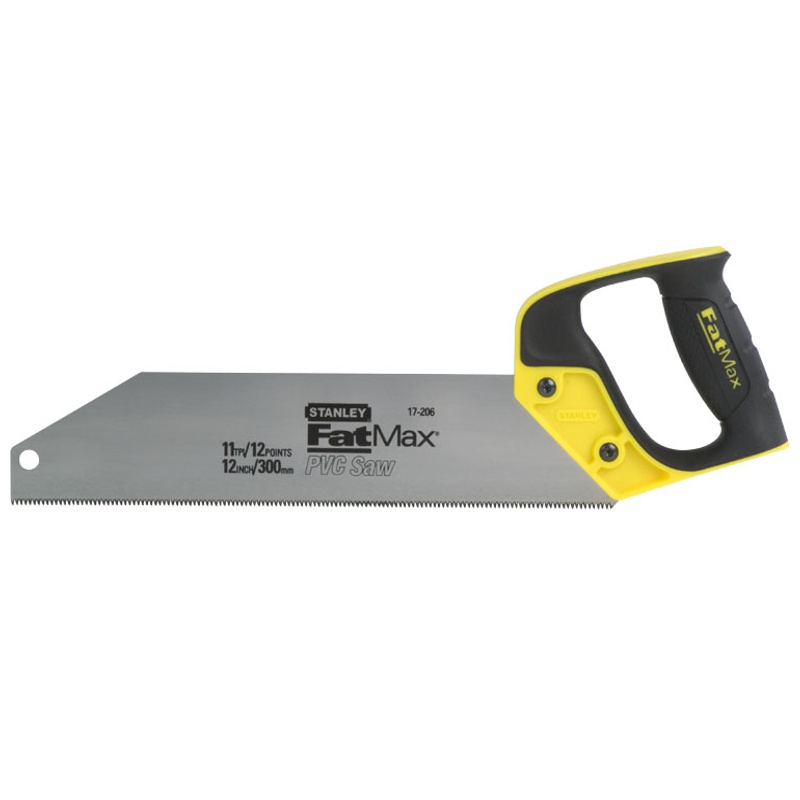 Handzaag PVC en Plastic 300 mm Stanley Fatmax 11 TPI 2-17-206