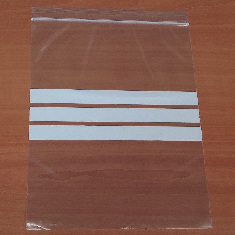 100 Gripzakjes 190 x 250 mm met schrijfvlak 50 micron