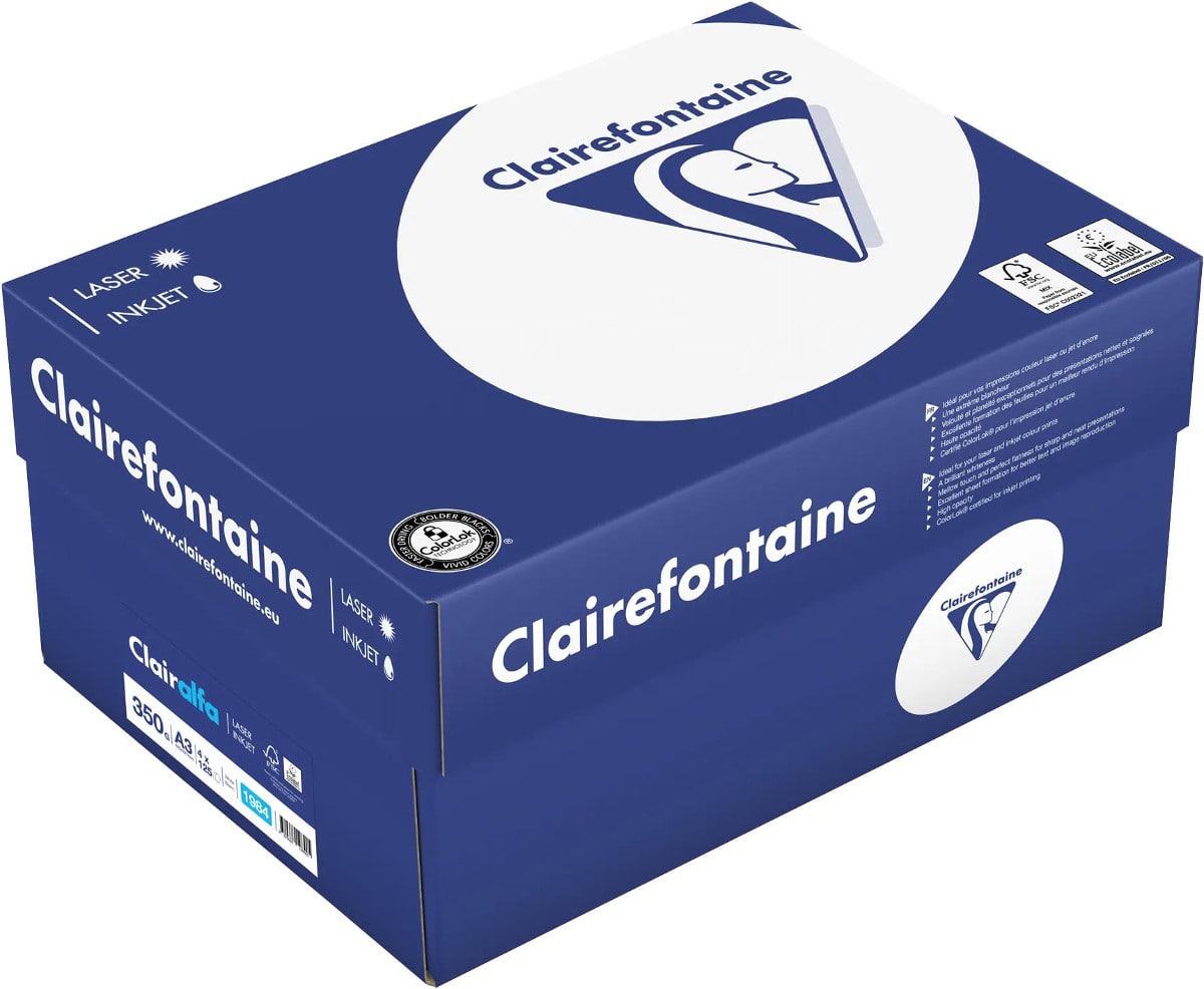 Doos A3 papier 350 gram Clairefontaine Clairalfa