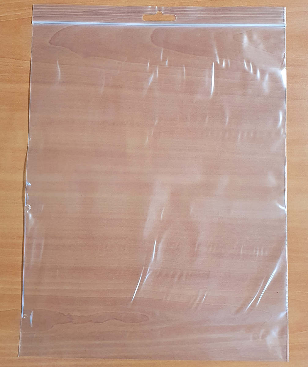 100 Gripzakjes met eurosleuf 220 x 280 mm 50 micron