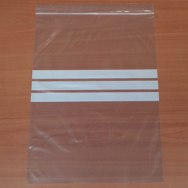100 Gripzakjes 230 x 320 mm met schrijfvlak 90 micron