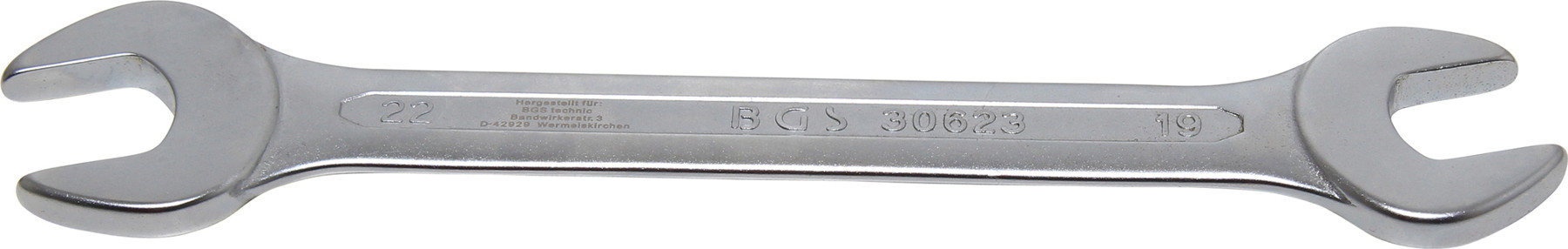 Steeksleutel 19 x 22 mm BGS technic 30623