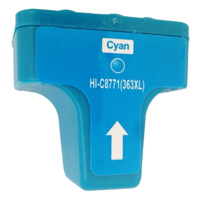Huismerk HP 363 cartridge cyaan