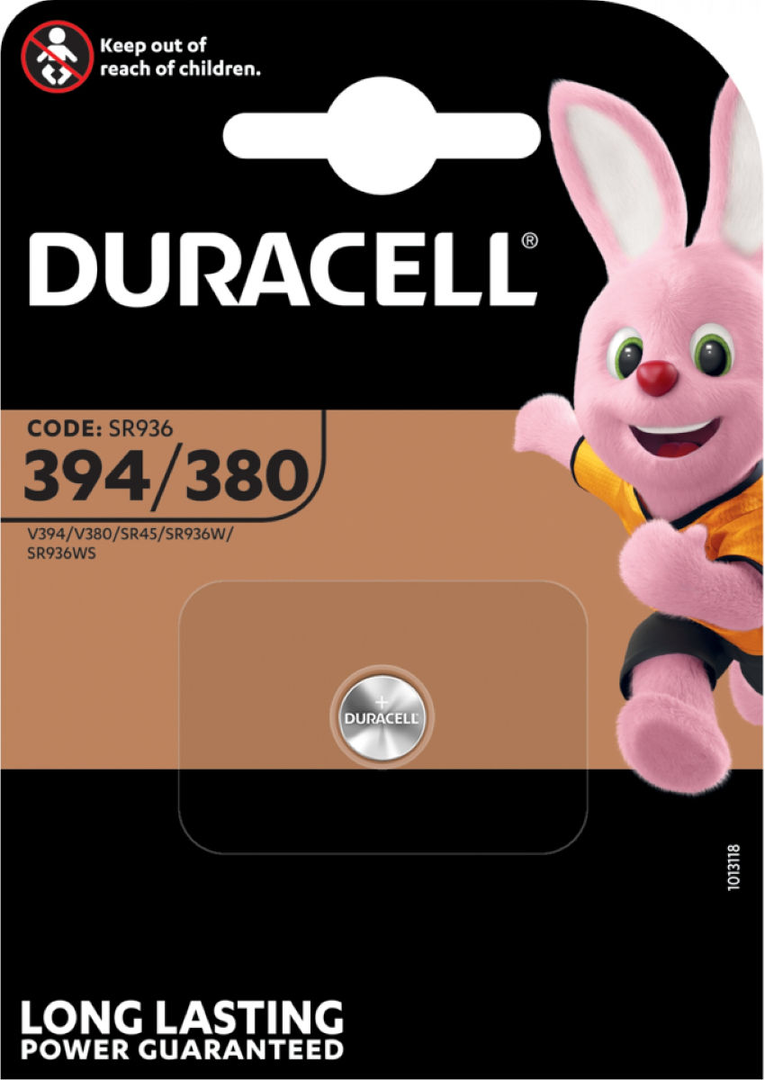 Horloge batterij 394/380 van Duracell