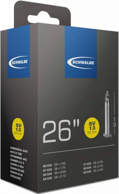 Schwalbe MTB binnenband 26 inch SV13 60mm