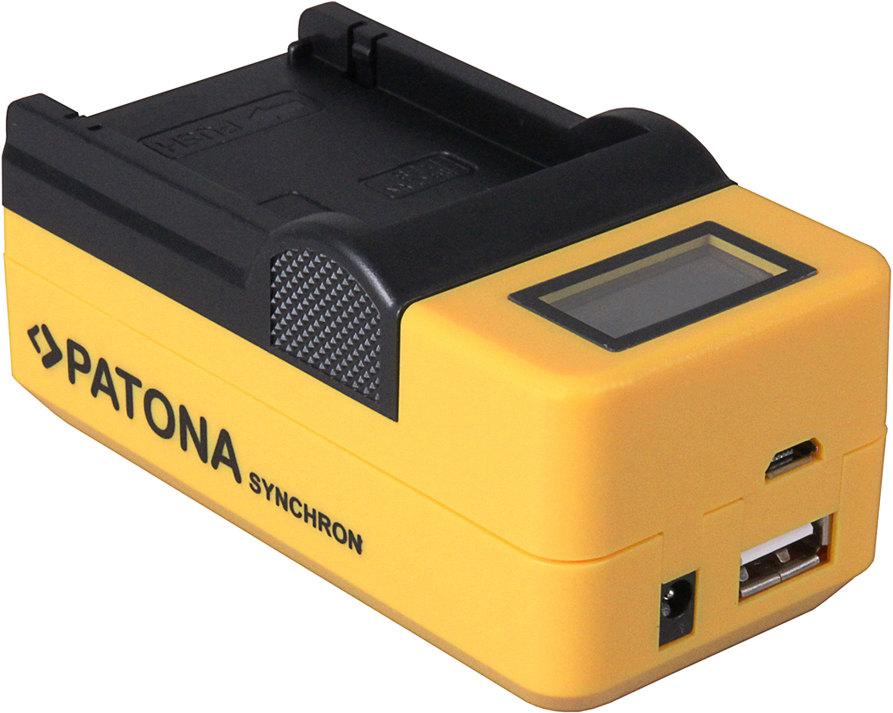 Canon LP-E5 LCD lader met USB-poort (Patona)