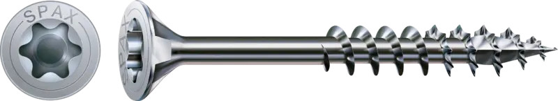 100 Spax schroeven 4x60mm deeldraad verzonken kop T20