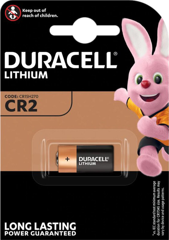 CR2 fotobatterij van Duracell
