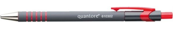 Quantore balpen rubber houder rood medium