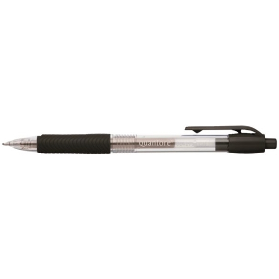 Quantore gelpen zwart medium (0,7 mm)
