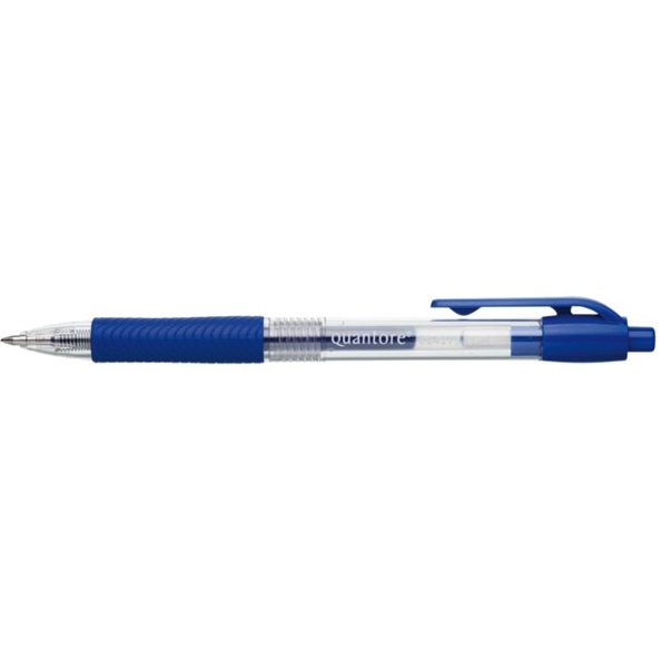 12x Quantore gelpen blauw medium (0,7 mm)