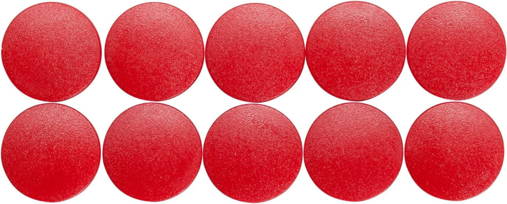 Maul Solid whiteboard magneet 300gr 10 stuks rood
