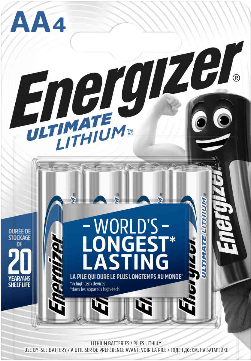 Energizer lithium AA batterijen (4)