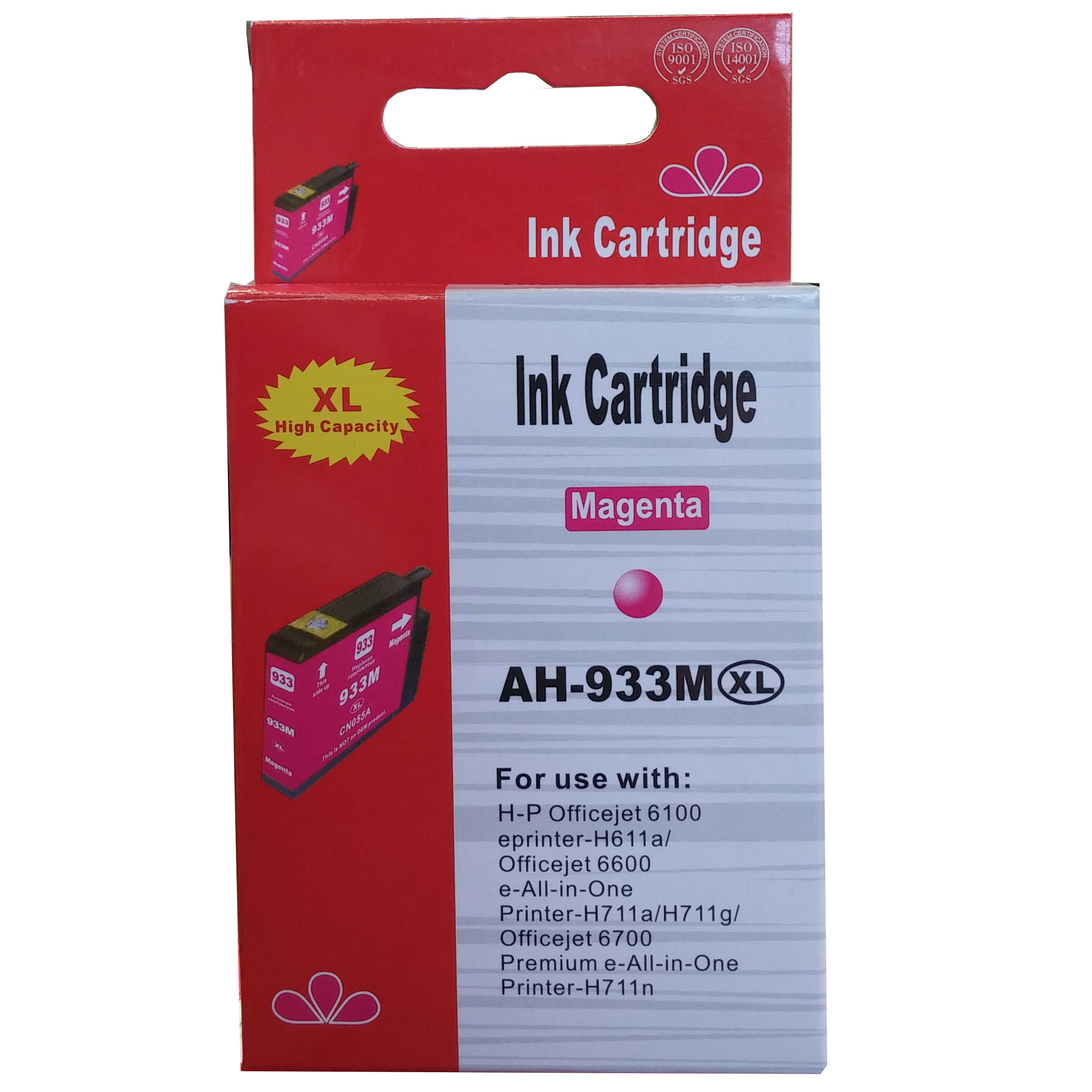Huismerk HP 933XL cartridge magenta