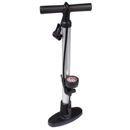Staande pomp met manometer Perel AFP05N