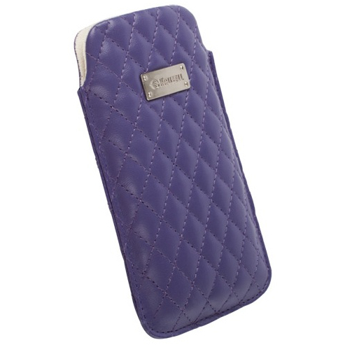 Krusell Avenyn mobile pouch L Long paars