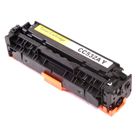 Huismerk HP 304A (CC532A) / Canon 718 toner geel