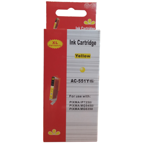 Huismerk Canon CLI-551Y XL cartridge geel