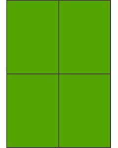 Groene A4 etiketten 105 x 148 mm 100 vel huismerk