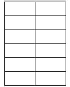 A4 etiketten 105 x 48 mm wit 100 vel Sorex