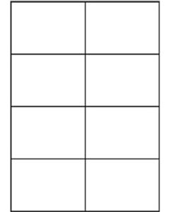 A4 etiketten 105 x 74 mm wit 100 vel Sorex