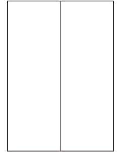 A4 etiketten 105 x 297 mm wit 100 vel Sorex