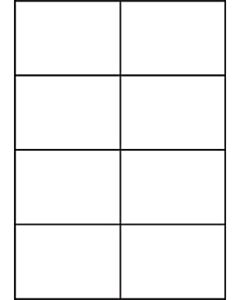 A4 etiketten 105 x 74,25 mm wit 100 vel huismerk