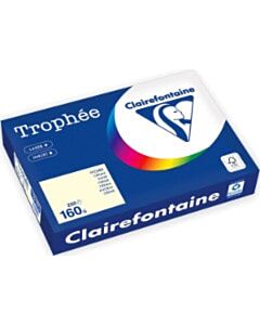 Crèmewit A4 papier 160 gram pak 250 vel Clairefontaine Trophée