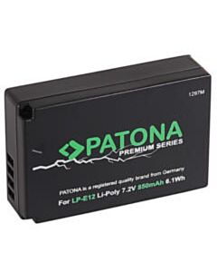 Canon LP-E12 accu (Patona Premium)