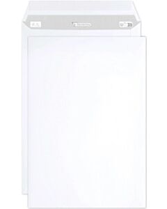250 Witte zelfklevende akte enveloppen C4 229x324mm 90g