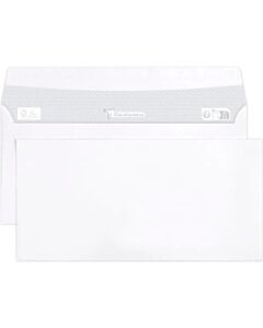 500 Witte enveloppen 114x229mm zelfklevend Clairalfa