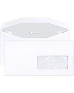 500 Enveloppen 114x229mm venster rechts 45x100mm machinegeschikt Clairalfa