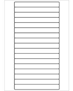 A4 etiketten 147 x 16,9 mm wit 100 vel Sorex