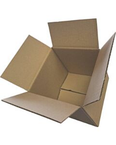 25 Vouwdozen 150x150x150mm bruin enkelgolf