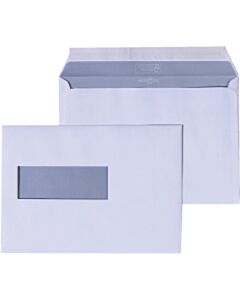 500 Zelfklevende enveloppen met venster links EA5 156 x 220 mm