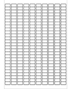 A4 etiketten 17,8 x 10 mm wit 100 vel Sorex