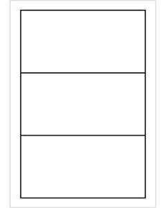 A4 etiketten 180 x 90 mm wit 100 vel Sorex