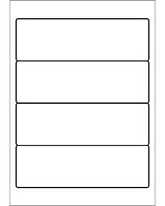 Ordnerrugetiketten 192x61mm op A4 wit 100 vel huismerk