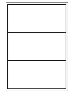 A4 etiketten 200 x 95 mm wit 100 vel huismerk