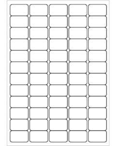A4 etiketten 37,5 x 23,5 mm wit 100 vel Sorex