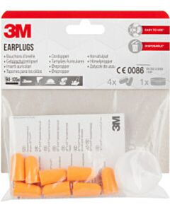 Oordoppen 3M 1100 4 paar met opbergdoosje