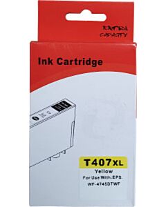 Huismerk Epson 407 cartridge geel
